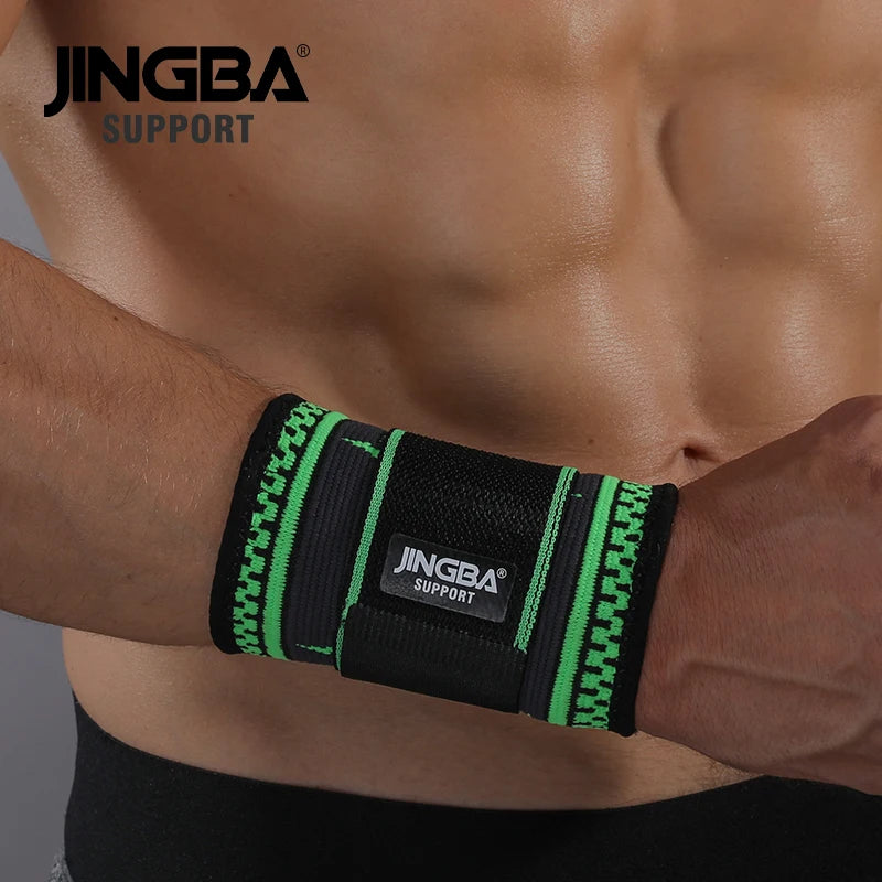 JINGBA SUPPORT New Nylon Wristband Support Fitness Bandage Wrist Support Protective gear wrist band men Tennis Badminton Brace