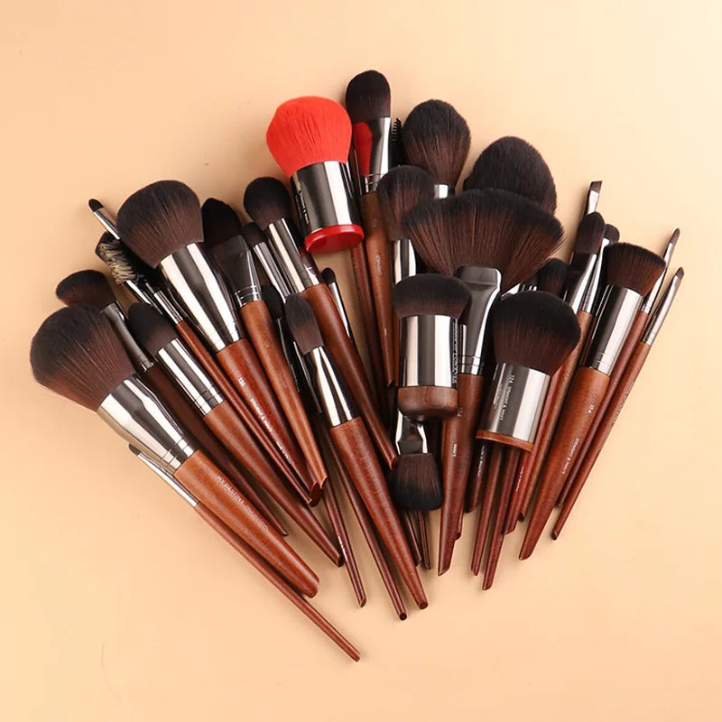 MUF Series Beauty Makeup Brushes 1pcs Original Wood Make up Brush Beauty Eyeshadow Blending Tool Brochas Maquillaje