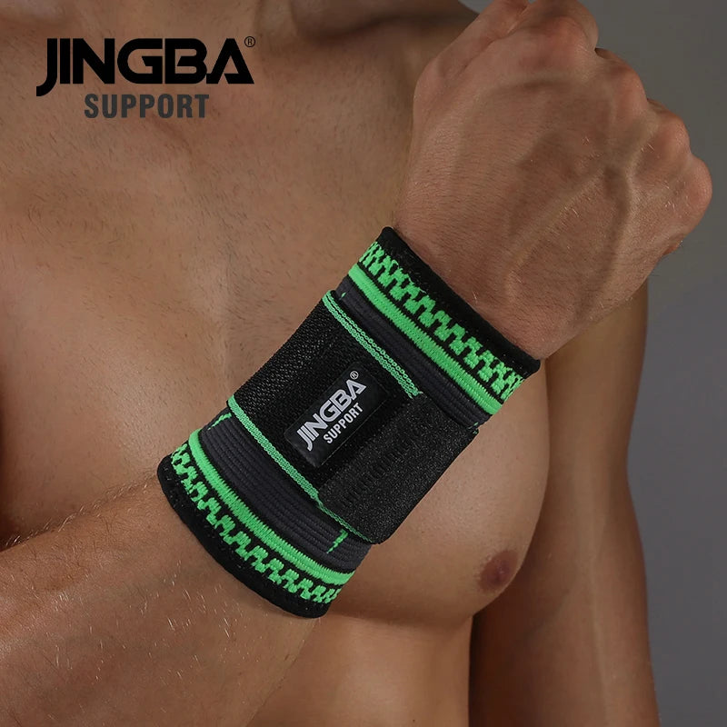 JINGBA SUPPORT New Nylon Wristband Support Fitness Bandage Wrist Support Protective gear wrist band men Tennis Badminton Brace