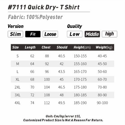 Men's t-shirt quick-drying sports top, custom logo running T-shirt, trainer fitness shirt