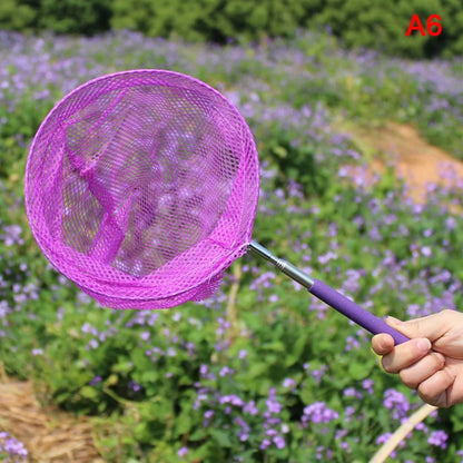 1PC Colorful Kids Anti Slip Grip Perfect Telescopic Butterfly Net Extendable 34 Inches for Catching Bugs Insect Fishing Toys NEW