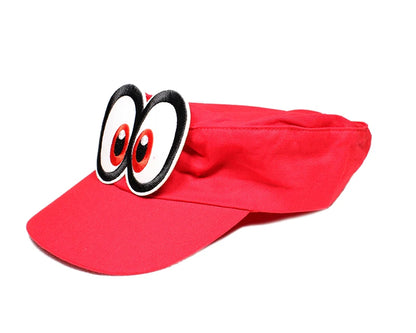 Game Super Odyssey Hat Adult Kids Anime Cosplay Caps Super Luigi Bros polyester flat top hat Hallowen Party Props