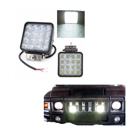 1Piece 4inch LED Work Light 48W Aluminum Spot Flood Driving Lamp Waterproof for Offroad Cars Trucks Trailer SUV Boat 4x4 4WD 12V