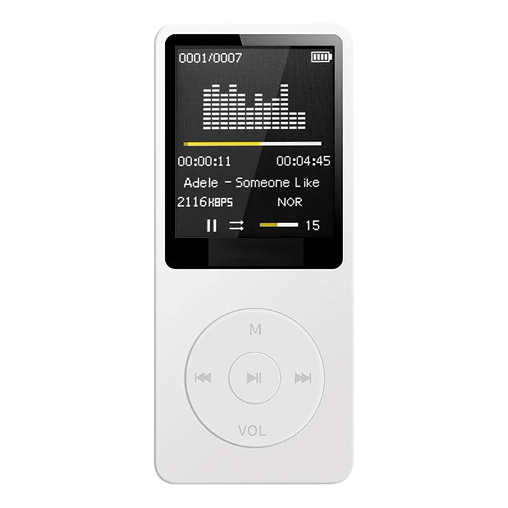 MP3 Player USB Charging Record Digital Display Screen Media Lossless Portable Pocket Sports Running Walking Music Play