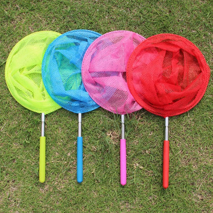 1PC Colorful Kids Anti Slip Grip Perfect Telescopic Butterfly Net Extendable 34 Inches for Catching Bugs Insect Fishing Toys NEW