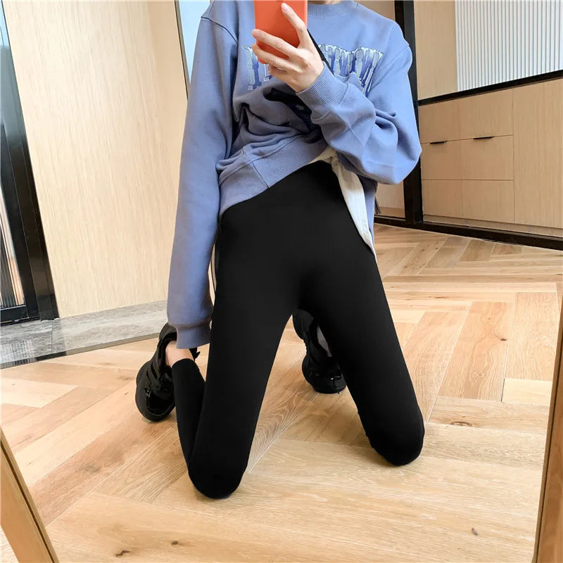 BIVIGAOS Black Thin Sharkskin Leggings Women Sun Printed Skinny Slim Sexy Fitness Leggings Casual Fashion Sports Leggings Autumn