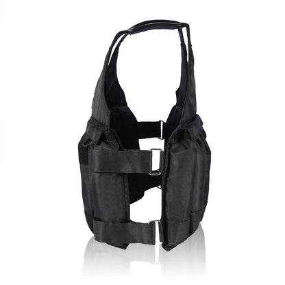 20kg/50kg Loading Weighted Vest Boxing Running Sling Weight Training Workout Fitness Adjustable Waistcoat Jacket Sand Clothing