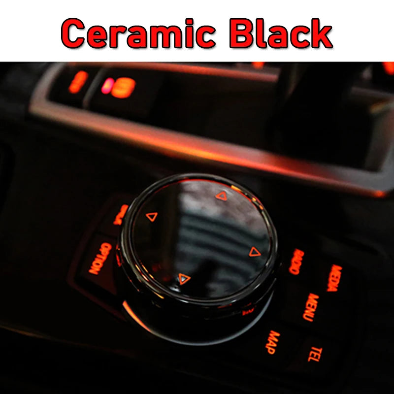 Crystal/Ceramic Car Multimedia Buttons Knob Cover for BMW E60 F20 E87 E90 E92 E93 F34 F30 F10 X5 E70 F15 X3 F25 X1 F48 E84 X6 X4