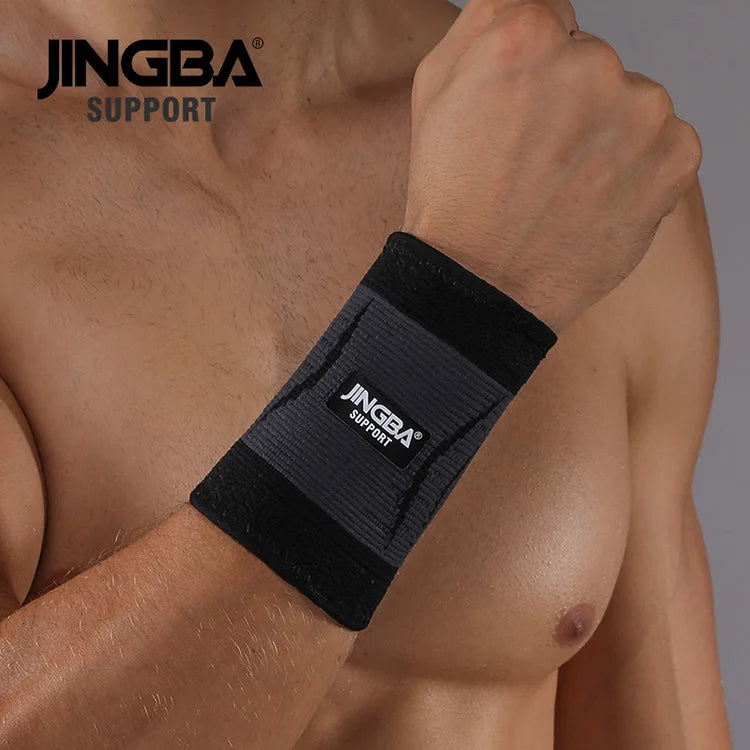 JINGBA SUPPORT New Nylon Wristband Support Fitness Bandage Wrist Support Protective gear wrist band men Tennis Badminton Brace