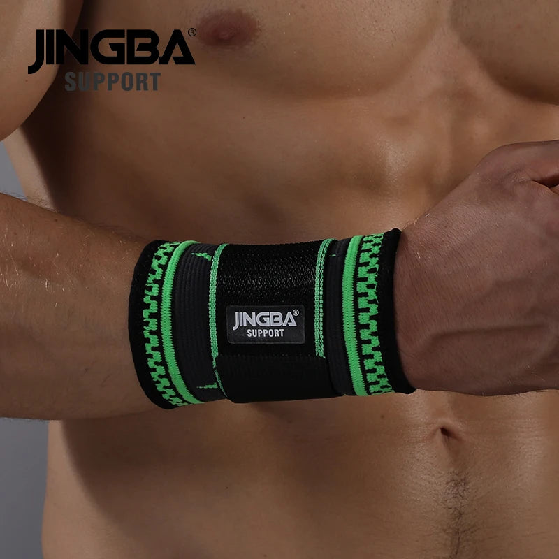 JINGBA SUPPORT New Nylon Wristband Support Fitness Bandage Wrist Support Protective gear wrist band men Tennis Badminton Brace