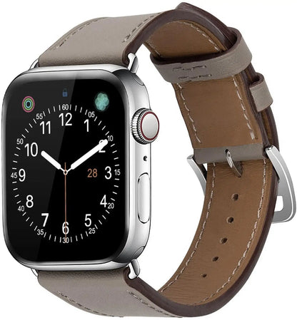 Leather strap for Apple watch band 44mm 40mm 45mm 41mm 38mm 42mm Single tour watchband bracelet iWatch series 9 8 Ultra se 7 5 6