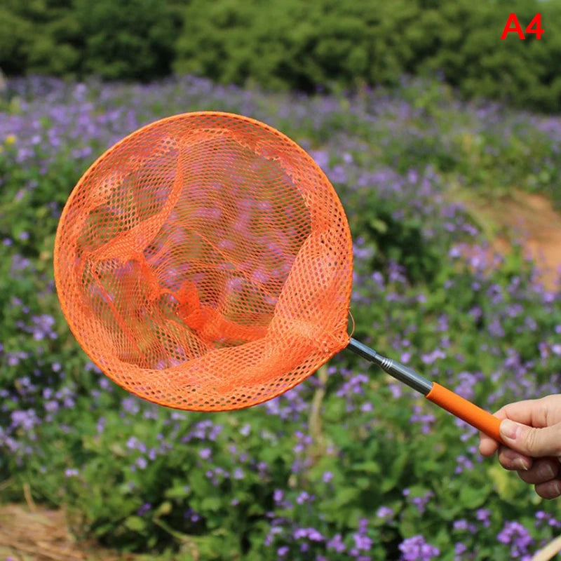 1PC Colorful Kids Anti Slip Grip Perfect Telescopic Butterfly Net Extendable 34 Inches for Catching Bugs Insect Fishing Toys NEW