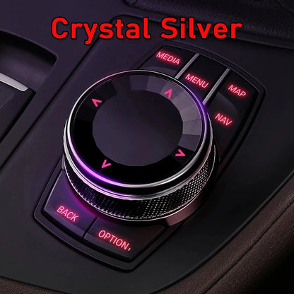 Crystal/Ceramic Car Multimedia Buttons Knob Cover for BMW E60 F20 E87 E90 E92 E93 F34 F30 F10 X5 E70 F15 X3 F25 X1 F48 E84 X6 X4