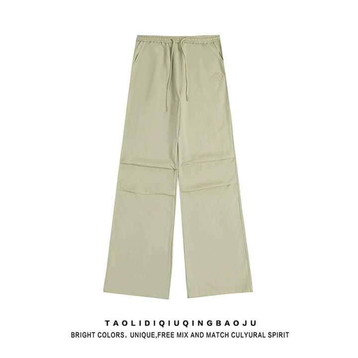 Pantaloni da paracadutista con elastico in vita e coulisse