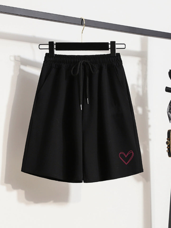 Summer 2025 New Arrival Casual Sports Pants Plus Size Loose Loose Pants Shorts Women's Summer Plus Size Ladies Fifth Pants Tide
