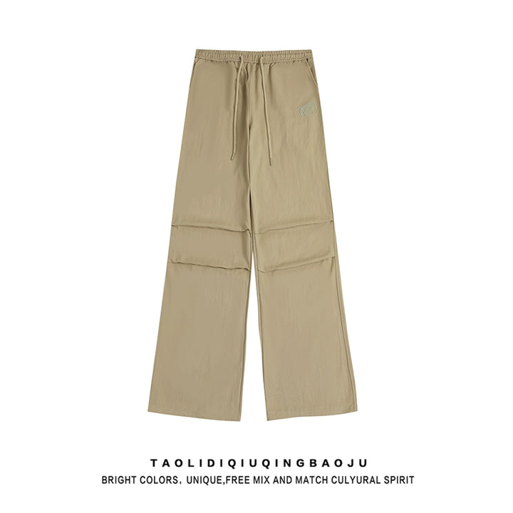 Pantaloni da paracadutista con elastico in vita e coulisse