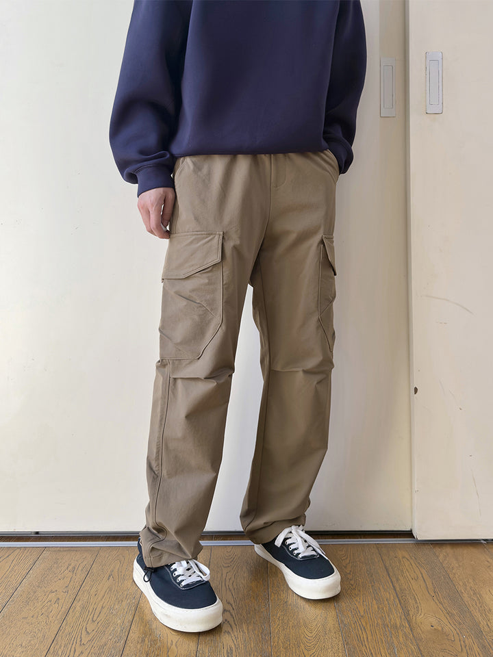Pantaloni cargo da uomo del marchio americano di moda Uncle Bar, pantaloni larghi autunnali e invernali da uomo, pantaloni sportivi casual a gamba dritta