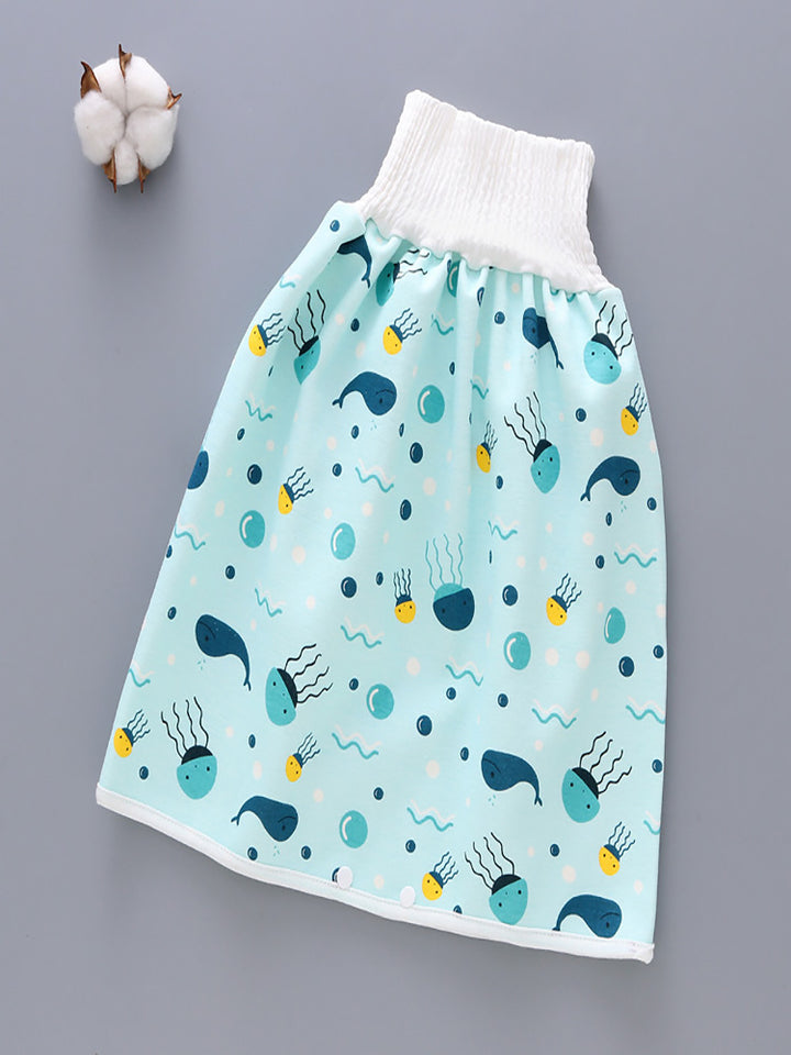 Gonna per pannolini per neonata Pannolino per bambini Manufatto anti-pannolino Pantaloni da allenamento per bambini Pannolino ad anello lavabile per ragazza maschile