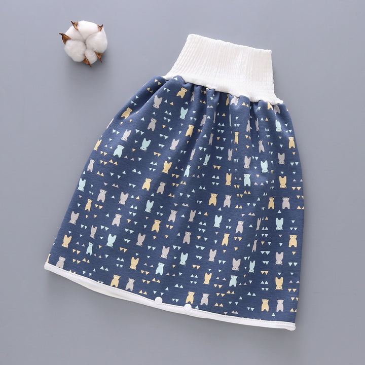 Gonna impermeabile per neonata, pantaloni per pannolini, pantaloni per l'addestramento al sonno e alla pipì a letto, pannolini impermeabili e a tenuta stagna per neonati, gadget utile