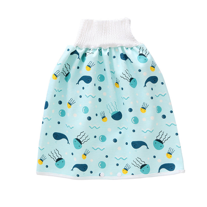 Gonna impermeabile per neonata, pantaloni per pannolini, pantaloni per l'addestramento al sonno e alla pipì a letto, pannolini impermeabili e a tenuta stagna per neonati, gadget utile