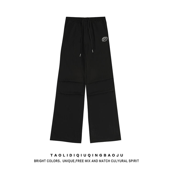 Pantaloni da paracadutista con elastico in vita e coulisse