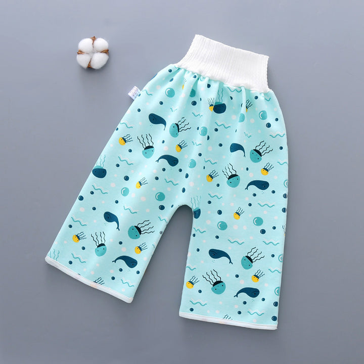 Gonna impermeabile per neonata, pantaloni per pannolini, pantaloni per l'addestramento al sonno e alla pipì a letto, pannolini impermeabili e a tenuta stagna per neonati, gadget utile