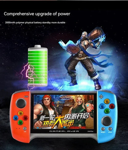 Popular Psp Game Console With 5.1 Inch High-definition Large Screen X19plus Enhanced Fc Arcade Handheld Game Console Boy Gift