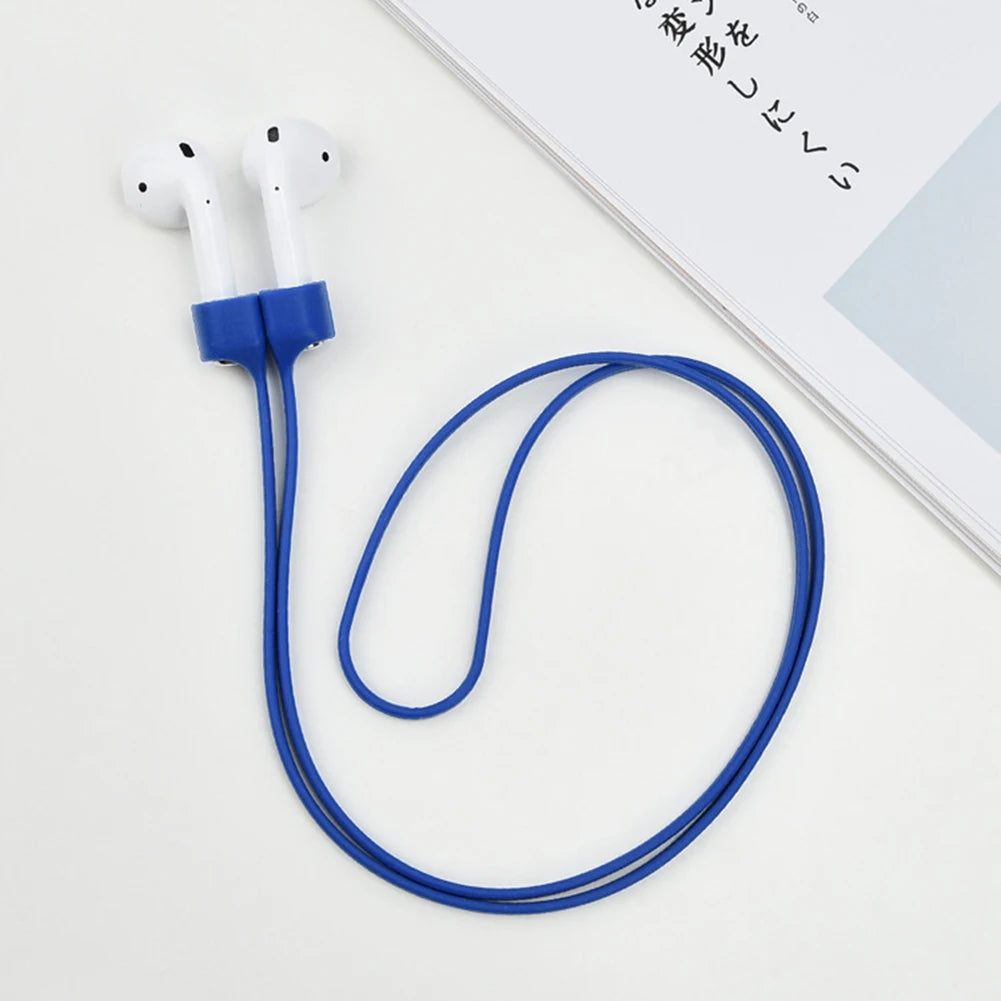 Silicone Magnetic String Rope For Apple AirPods Pro 2 3 Soft Anti-lost Cords Neck Strap For Air Ear Pods 1 2 Universal Earphone