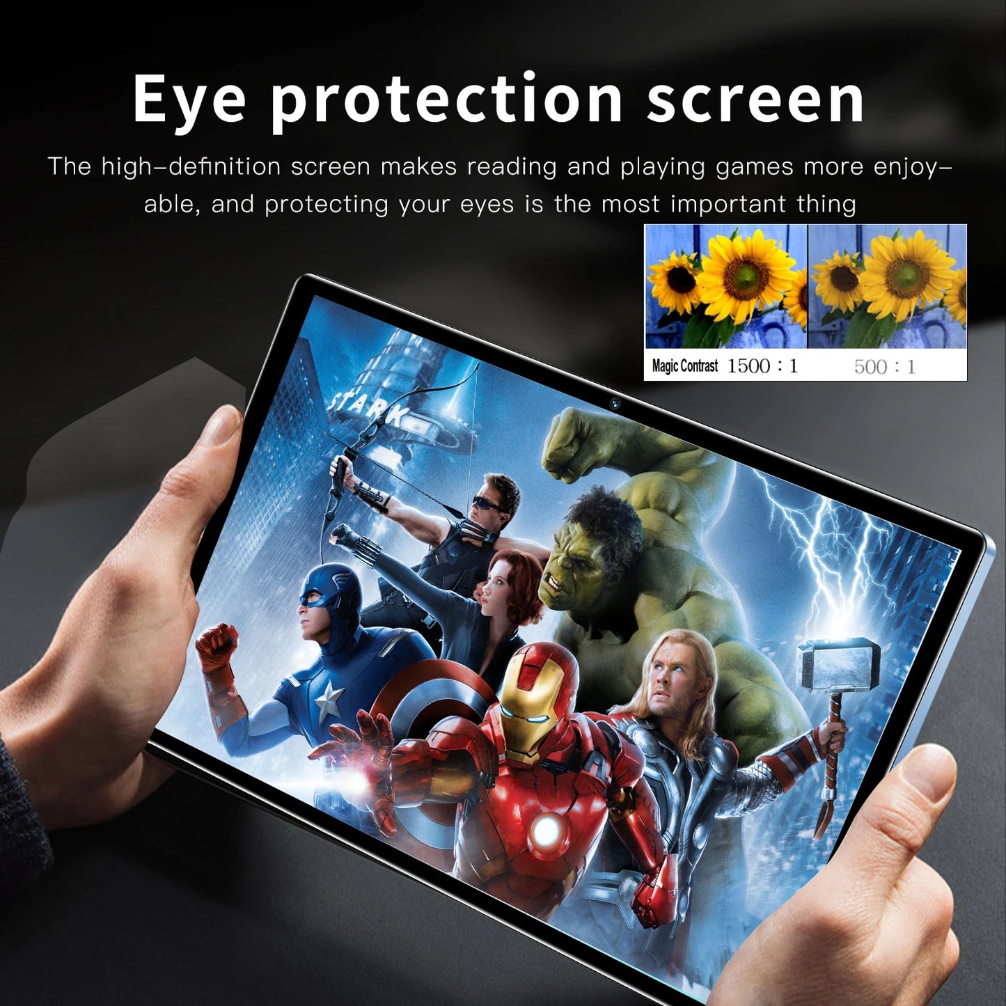 Global New Version 10.1 Android Tablet 4GB RAM 64GB ROM Dual SIM Dual Camera 3G Call Tablet 5000mAh Android 11