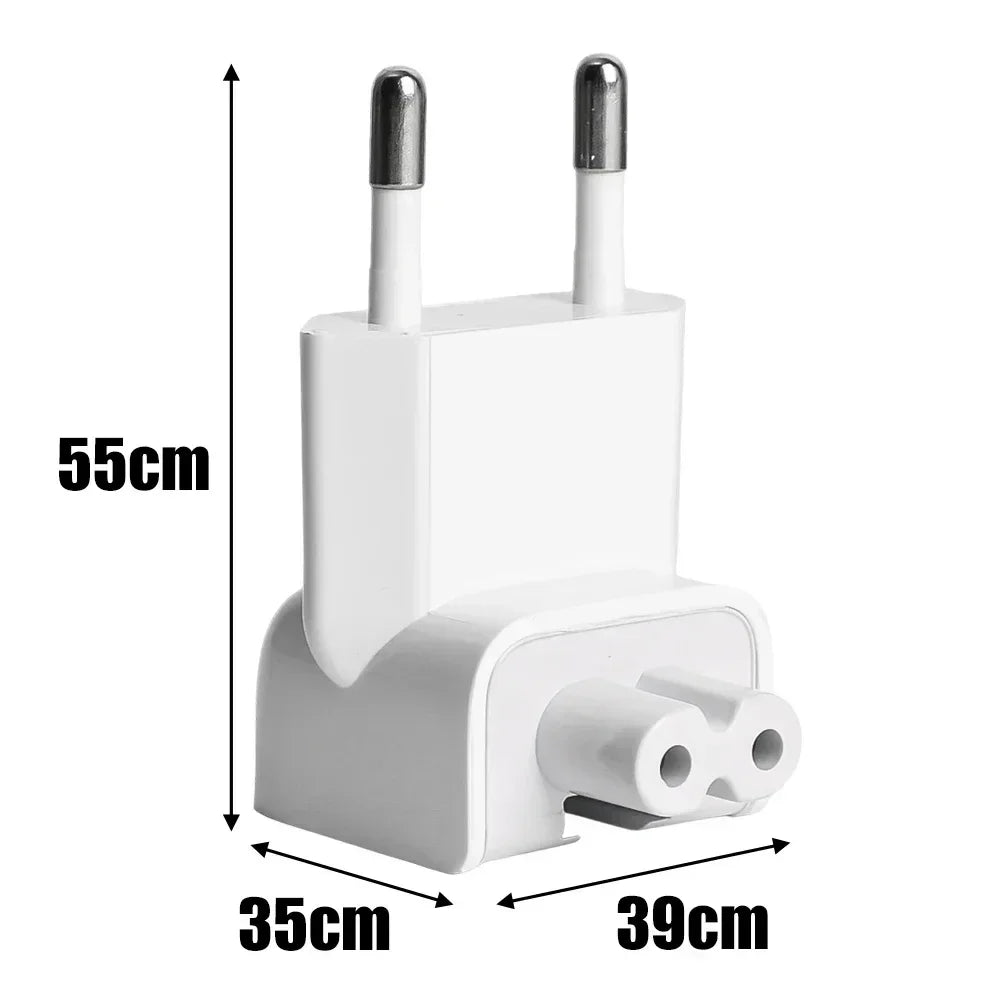 5/1Pack EU AC Power Wall Plug Duck Head For Apple MacBook iPad Pro Air Adapter Charger Fast Charging Laptop Converters Adapters