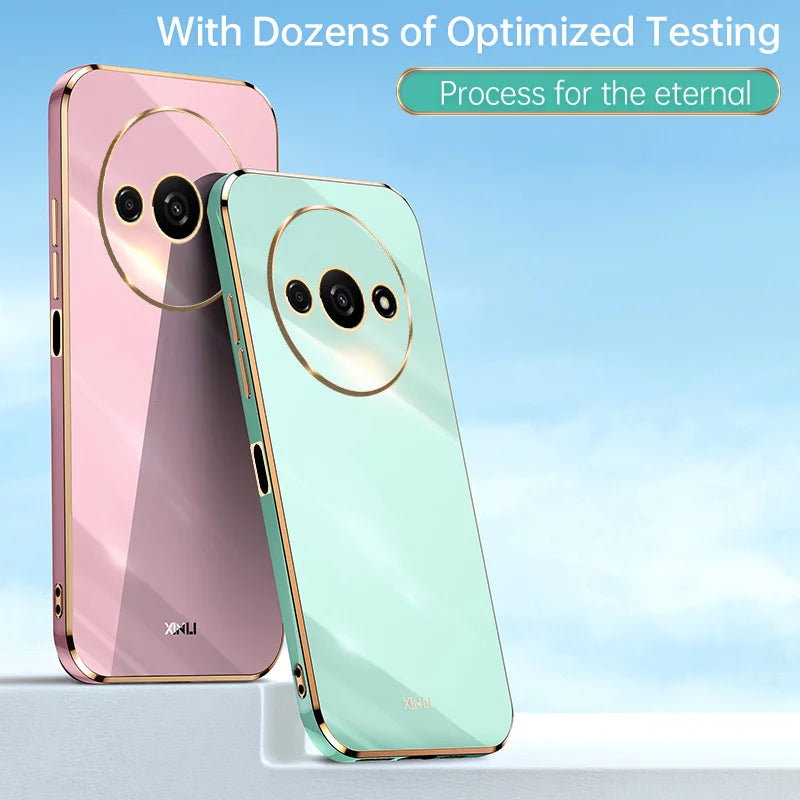 For Redmi A3 Case Soft TPU Case Anti-Fingerprint Camera Protection Cover For Xiaomi Redmi A3