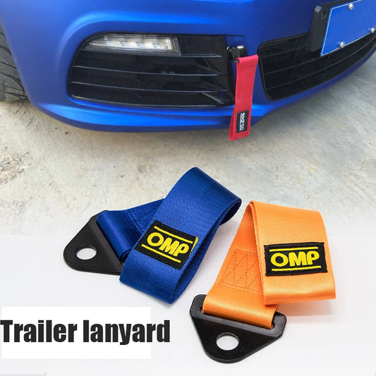 High-Strength Nylon Tow Strap Universal Car Racing Tow Ropes Auto Trailer Ropes Auto Trailer Ropes Bumper Trailer Towing Strap 