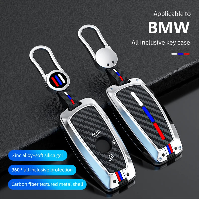 Zinc Alloy Car Remote Key Case Cover Shell For BMW 1 3 5 7 Series X1 X3 X4 X5 F10 F15 F16 F20 F30 F18 F25 M3 M4 E34 Accessories