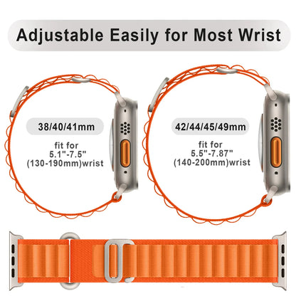 Alpine Strap for Apple watch Ultra 2 Band 44mm 40mm 45mm 41mm 38mm 42mm 49mm bracelet iWatch series 9 8 7 6 5 4 3 se Bands