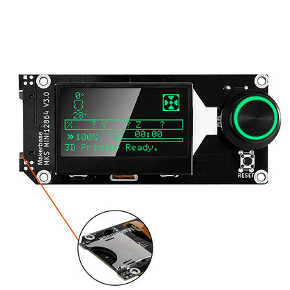 Makerbase MKS MINI12864 V3 Insert SD Card Front LCD Smart Display Screen 3D Printer Parts MKS SKR VORON mini 12864