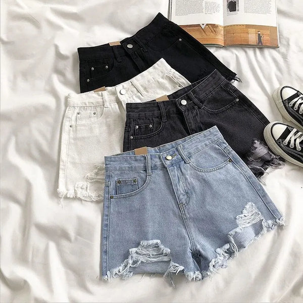 Pantaloncini di Jeans coreani donna