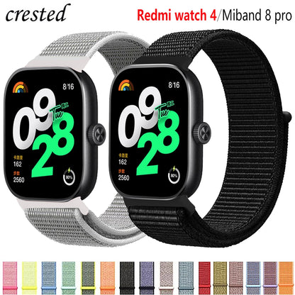 for Xiaomi Redmi Watch 4 Strap accessories sport Nylon Replacement belt smart watch watchband bracelet correa mi band 8 pro Band