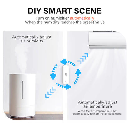 Tuya WiFi Smart Temperature And Humidity Sensor SmartLife APP Remote Monitor Smart Home Thermometer Work With Alexa Google Home