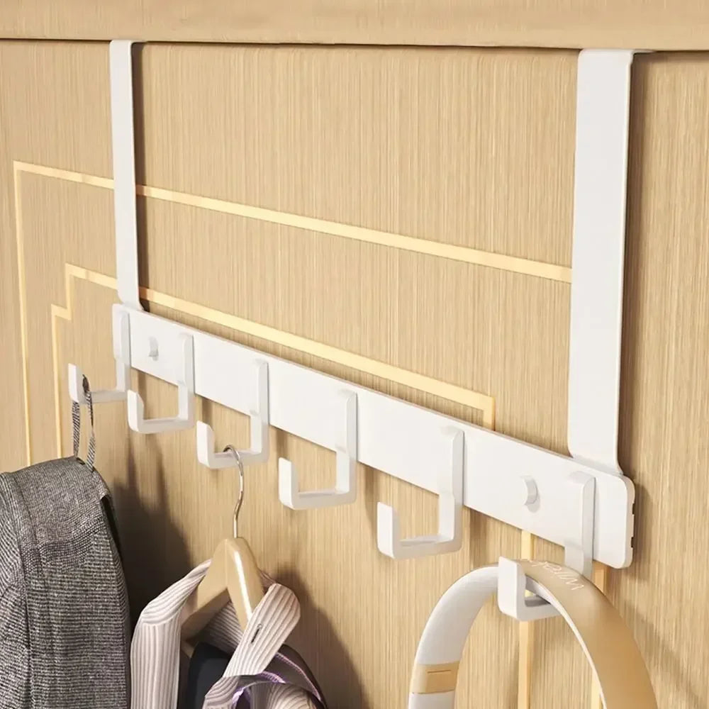 Door Behind Hook Storage Wall Hanging Clothes Hanger Coat Hook Punch-free Hanger Bedroom Organizer Storage Kitchen Accessories