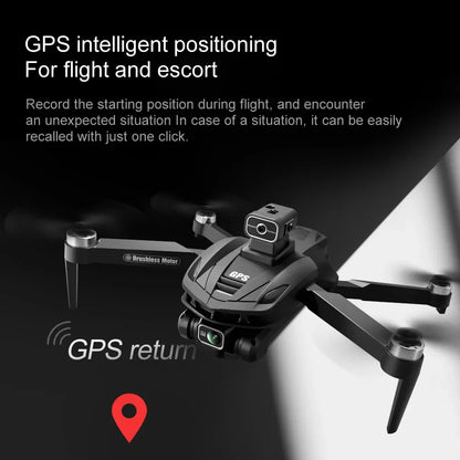 For Xiaomi V168 Drone 8K 5G GPS Professional HD Aerial Photography Dual-Camera Omnidirectional Obstacle Avoidance Drone