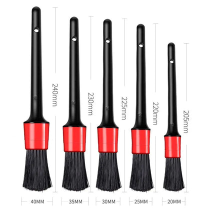 Auto Car Detailing Brush Set Auto Washing Kit Car Wheels Interior Dashboard Air Outlet Vents Brush Cleaning Tools