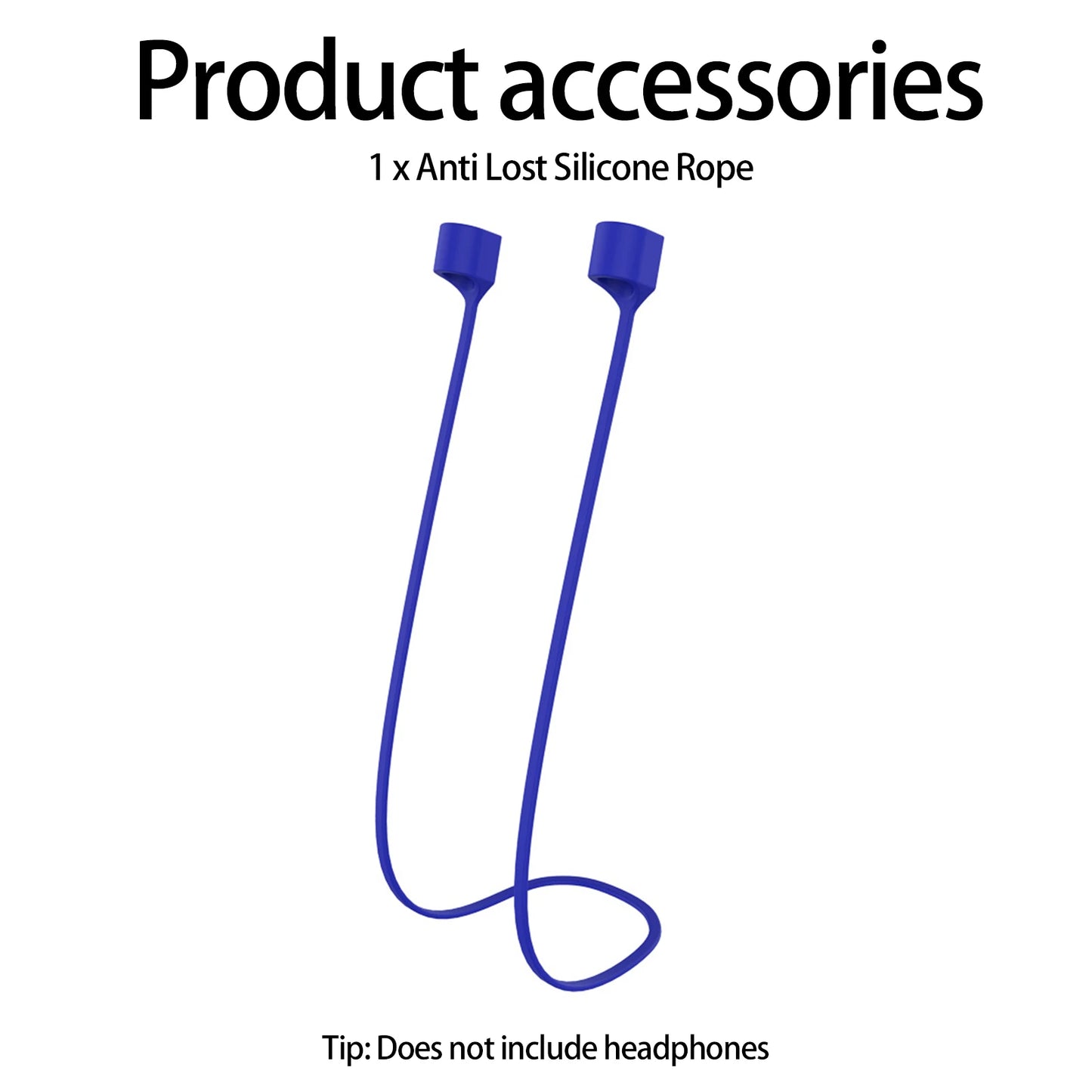 Silicone Magnetic String Rope For Apple AirPods Pro 2 3 Soft Anti-lost Cords Neck Strap For Air Ear Pods 1 2 Universal Earphone