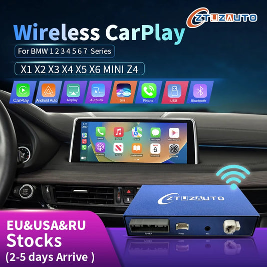 Wireless CarPlay For BMW 1 2 3 4 5 7 Series E70 F10