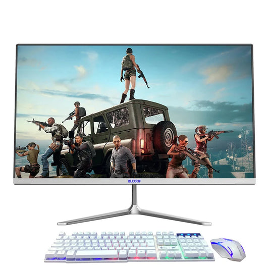 All-in-one PC 19 Inch Monitor Intel Core i3 All in One Desktop Computer Gaming PC RAM 8GB With Keyboard System Unite Pc Full set