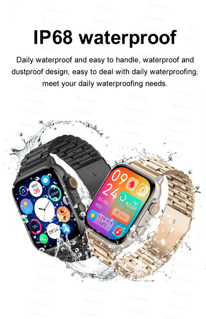 2023 Ultra Smart Watch Men Series 8 47mm 2.0inch High Refresh Rtae AMOLED Screen NFC Bluetooth Call Smartwatche for Apple