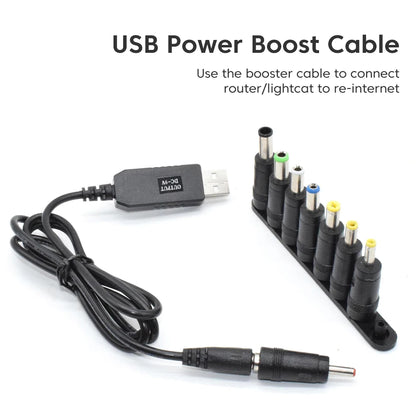 Elough USB Cable Boost Line DC 5V To DC 12V / 9V WiFi to Powerbank Cable USB Converter Step-up Cord for WIFI Router/Camera