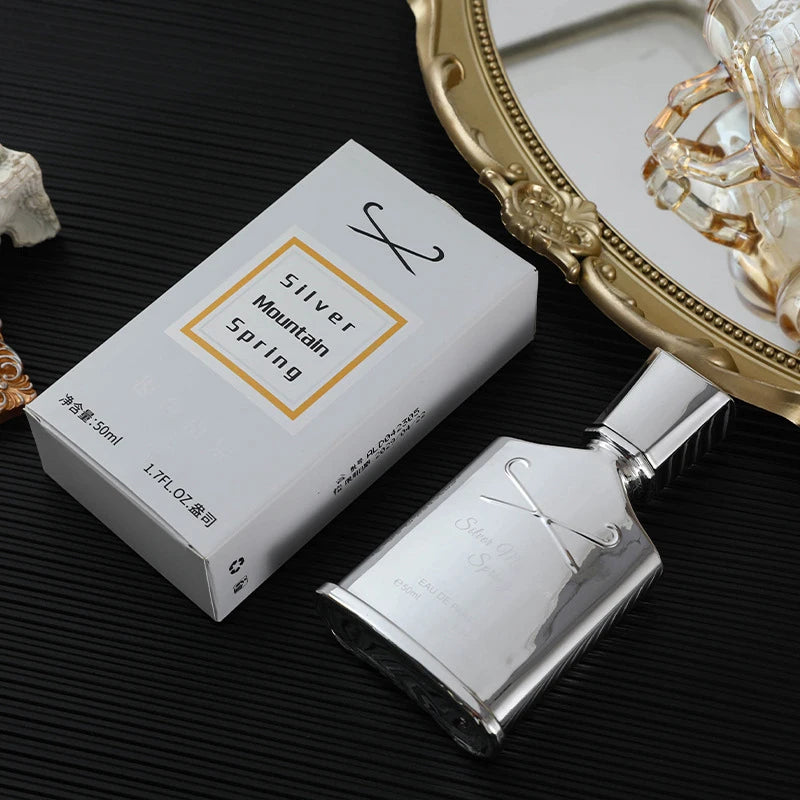 Brand Luxury Refreshing Light Men Perfume 100ml Silver Mountain Water Scent Eau De Parfum Charm Cologne Mujer Originales Spray