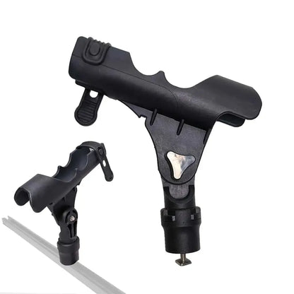 Fishing Rod Holder for Kayak Marine Boat PVC Inflatable Boat Hand Rail Dinghy Raft Boat Fishing Rod Holder on Sliding Rail