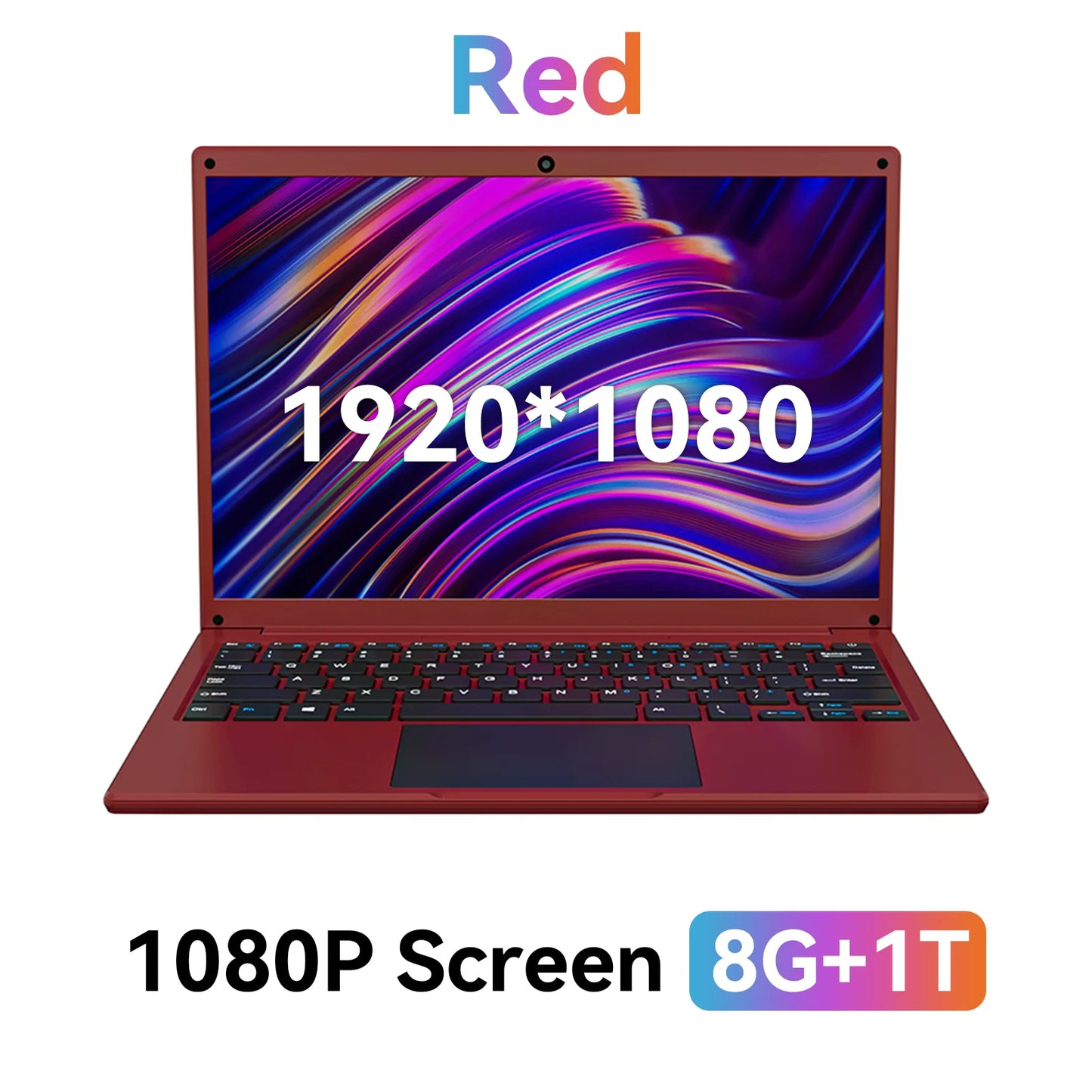 Adreamer Laptop 13.3 Inch Portable Laptops Low Price With Intel CPU 2.5K FHD IPS 8GB 1T SSD  2.5K FHD Display Notebook