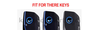 For BMW X5 G05 Series 5 530Li  X1 U11 U06 G81 M3 LCI Ix X7 I7 XM Series 7 740Li IX40 Silicone Car Key Case Caps Key Cover Holder